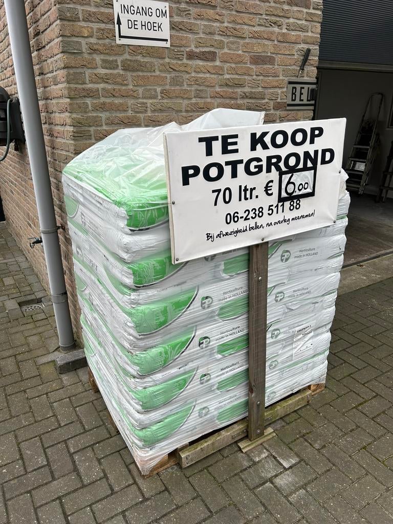 RHP Potgrond - Goed Bemest - 70 Liter, Ophalen, Potgrond