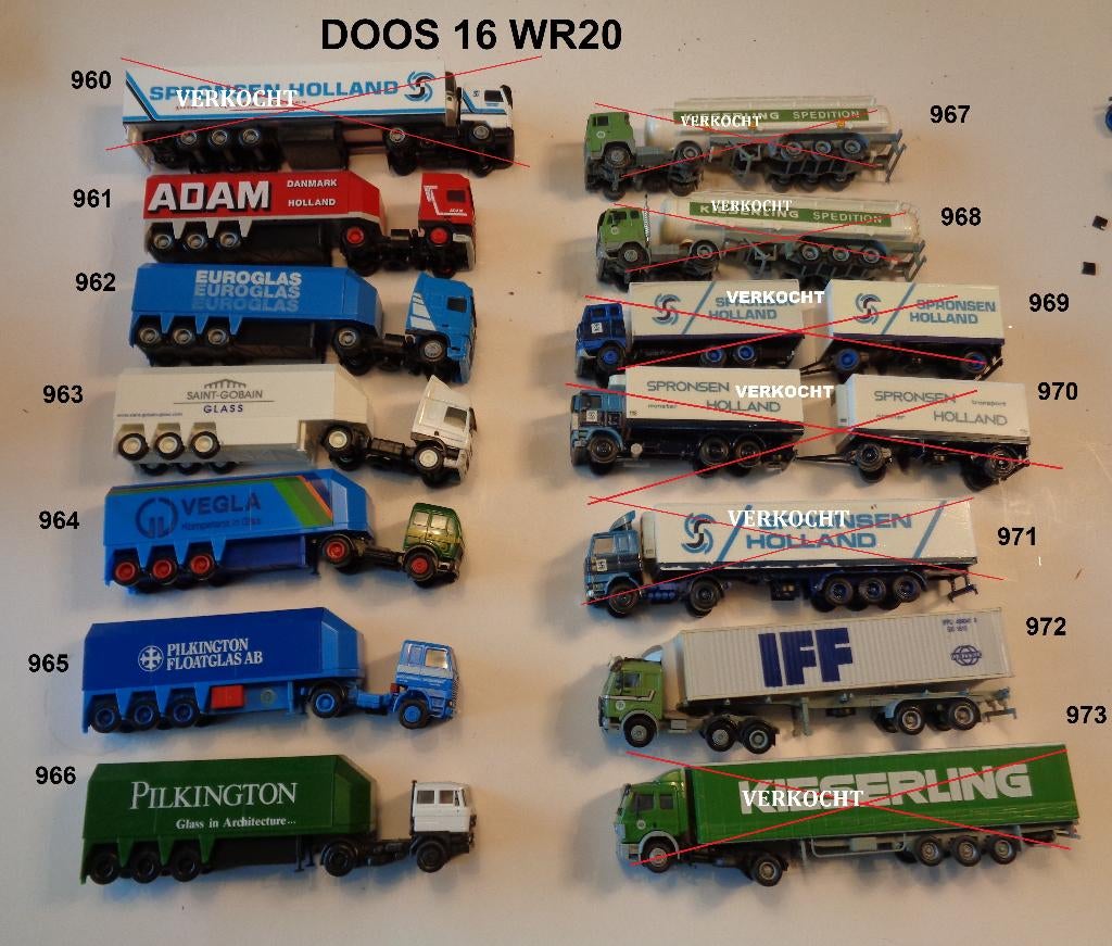 losse verkoop schaal 1op 87 modellen, Ophalen of Verzenden, Gebruikt, Bus of Vrachtwagen, Overige merken