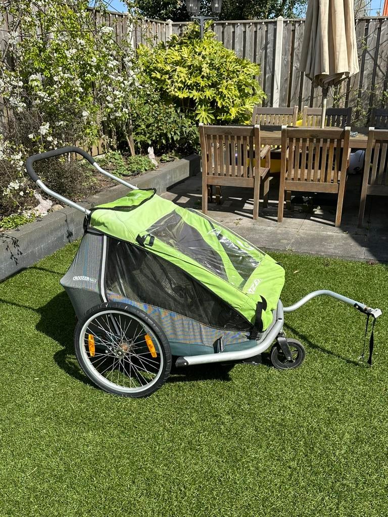 Croozer fietskar kid for 2, Ophalen, Gebruikt, Opvouwbaar, Kinderkar
