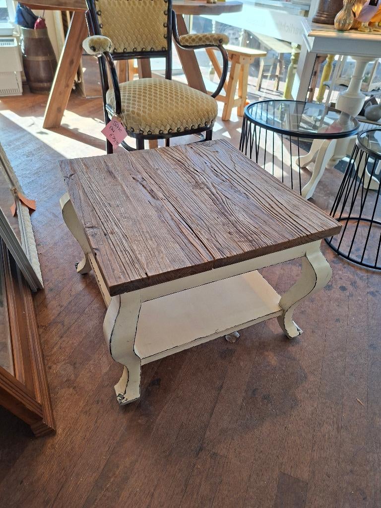 Riviera Maison Driftwood (salon)tafel 60 x 60 cm, Huis en Inrichting, Tafels | Salontafels, 50 tot 100 cm, Vierkant, Minder dan 50 cm