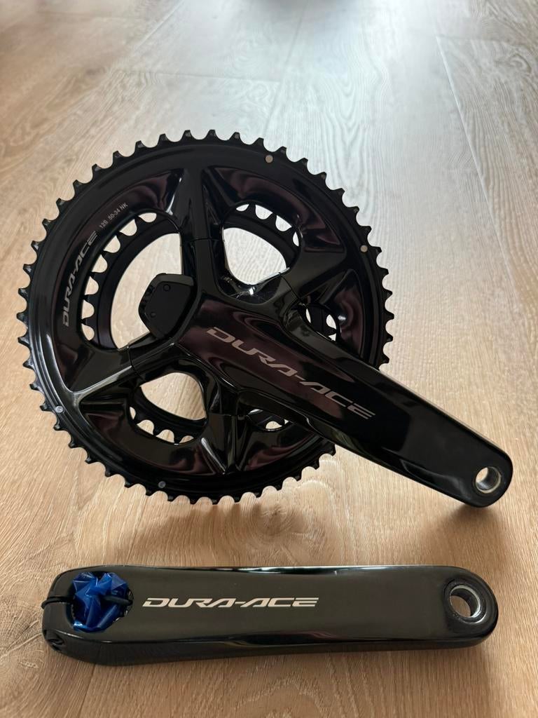 Tekoop shimano dura ace orginele powercrank 172,5, Fietsen en Brommers, Fietsonderdelen, Ophalen of Verzenden, Zo goed als nieuw