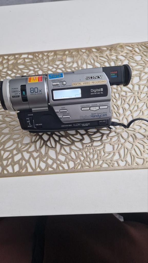 Handcam sony DCR-TR7100E Digital8 digital prima staat, Ophalen