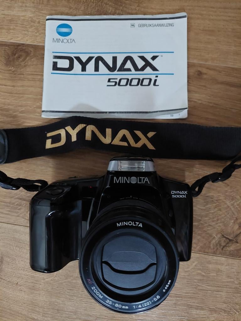 Minolta Dynax 5000i fotocamera, Ophalen of Verzenden, Gebruikt, Spiegelreflex, Minolta