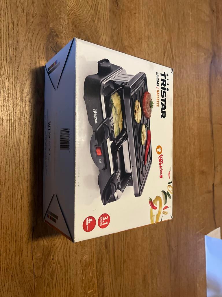 Tristar 4 persoons gourmet raclette, Ophalen, Nieuw, Minder dan 4 personen
