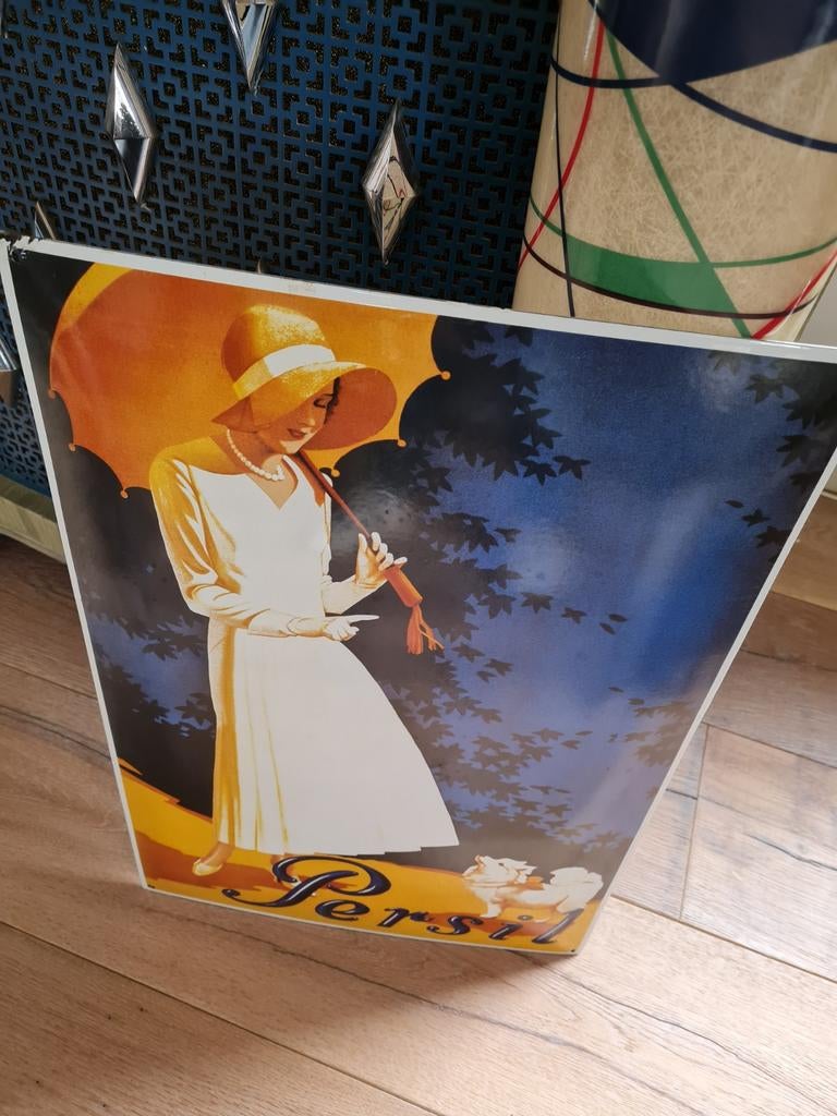 Emaille bord persil jaren 80, Ophalen of Verzenden