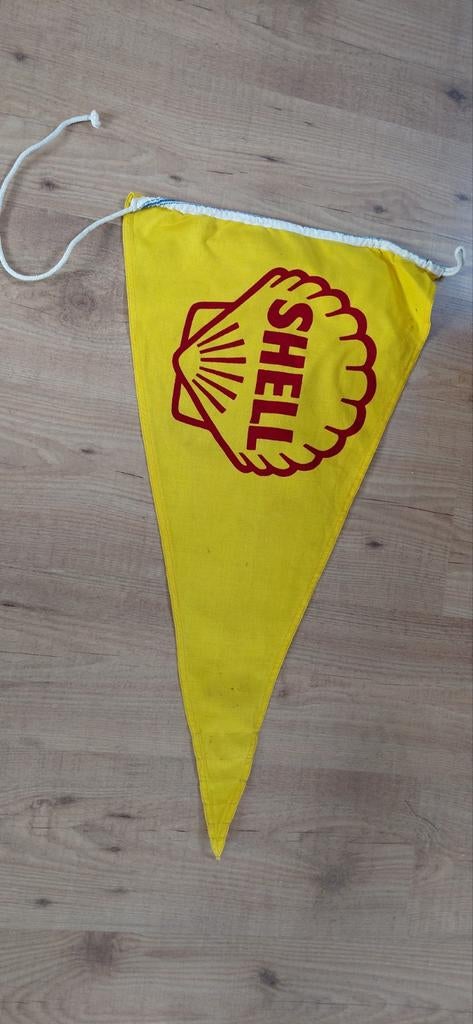 Katoenen Shell wimpel 39x74cm, Diversen, Vlaggen en Wimpels, Ophalen of Verzenden