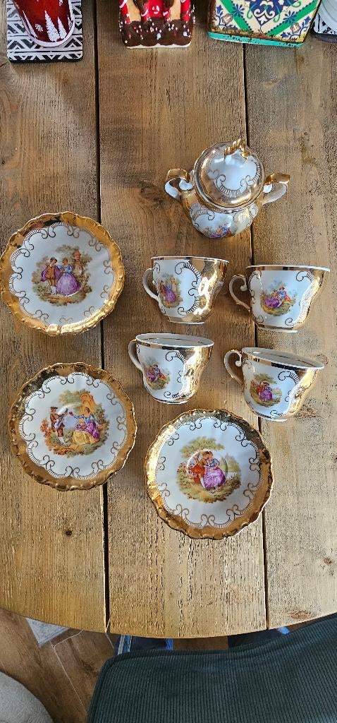 Koffie/Thee Set – Johnson Brothers 'Eternal Beau', Ophalen of Verzenden, Gebruikt, Porselein, Kop en/of schotel