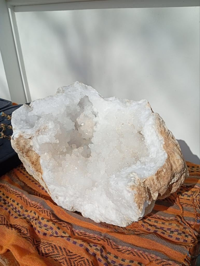 Melkkwarts of bergkristal Atlasgebergte Marokko, Ophalen of Verzenden