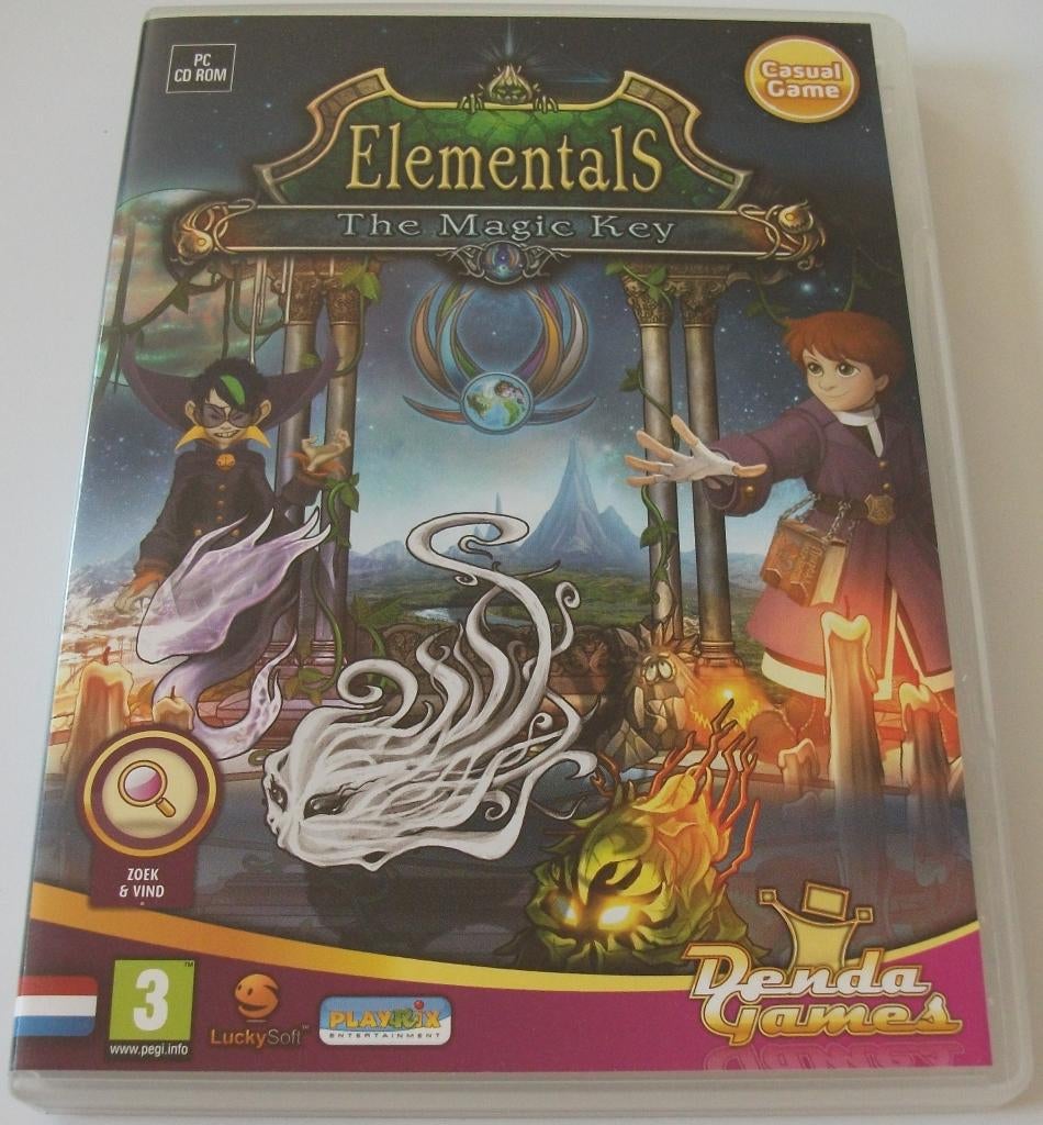 PC Game *** ELEMENTALS *** The Magic Key, Spelcomputers en Games, Games | Pc, Puzzel en Educatief, 1 speler, Ophalen of Verzenden