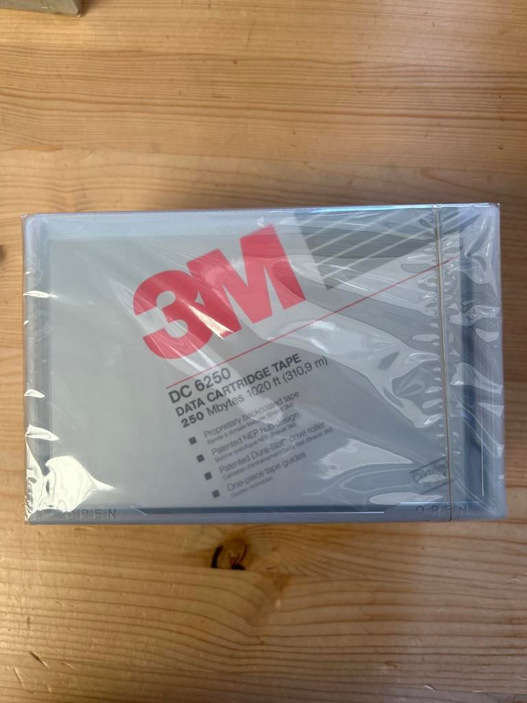 4x 3M DC 6250 Data Cartridge Tape - Nieuw in verpakking, Ophalen of Verzenden, Nieuw, Intern, Server