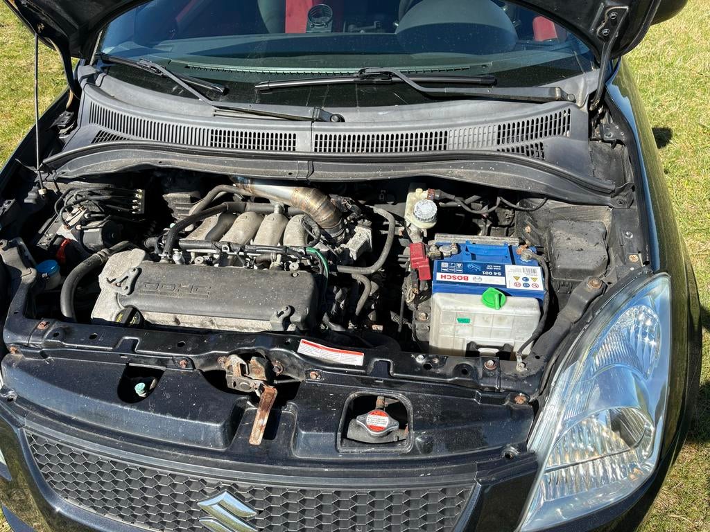 Suzuki Swift 1.6 3D Sport 2007 Zwart, Voorwielaandrijving, 1005 kg, 125 pk, 40 €/maand