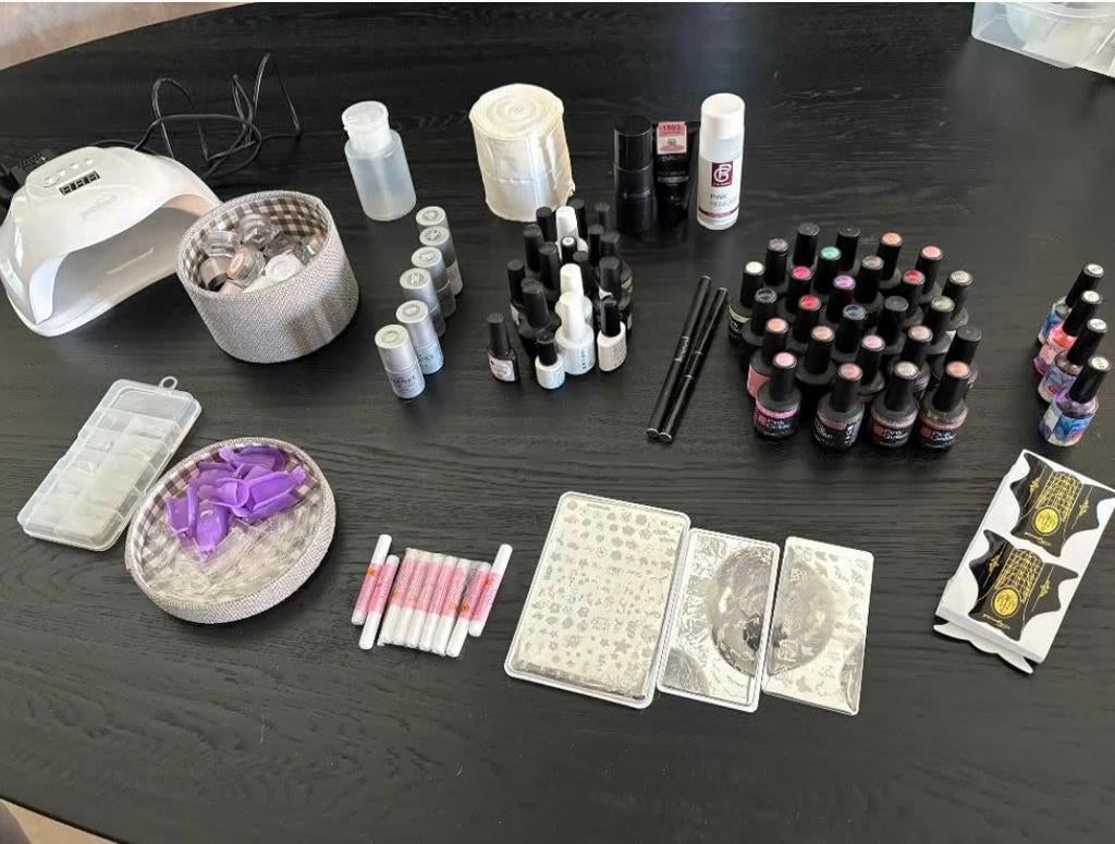 Gellac Nagelset met wat extra’s, Sieraden, Tassen en Uiterlijk, Uiterlijk | Cosmetica en Make-up, Ophalen, Zo goed als nieuw, Overige kleuren