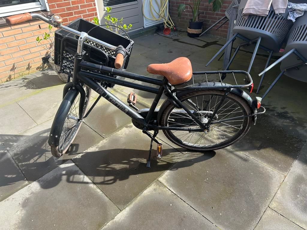 Cortina jongensfiets met Nexus versnellingen en mand, Ophalen of Verzenden, Gebruikt, 24 inch, Versnellingen