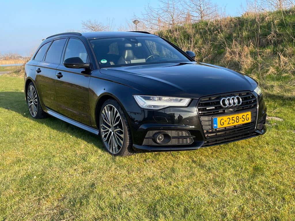 Audi A6 3.0 TDI Quattro S-Line Competition, Auto's, Automaat, 2000 kg, Zwart, Diesel