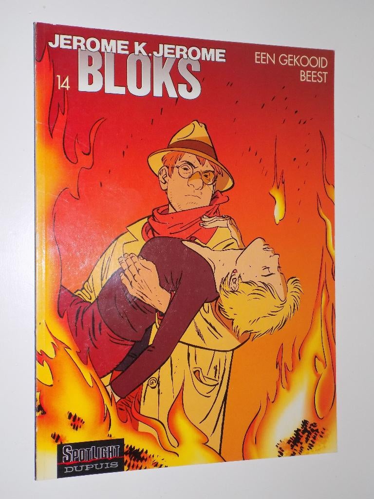 Jerome K.Jerome Bloks - 14_De gekooid beest, Boeken, Stripboeken, Eén stripboek, Ophalen of Verzenden, Zo goed als nieuw, Dodier