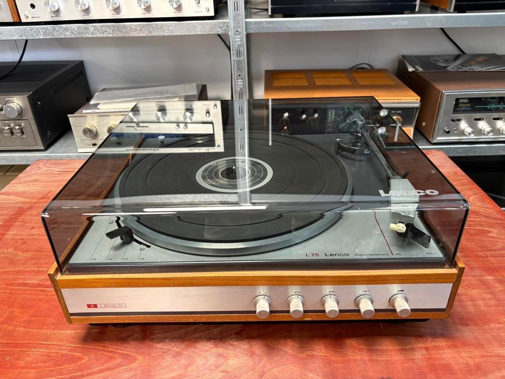 Lenco L75 met ingebouwde versterker, Ophalen, Zo goed als nieuw, Overige merken