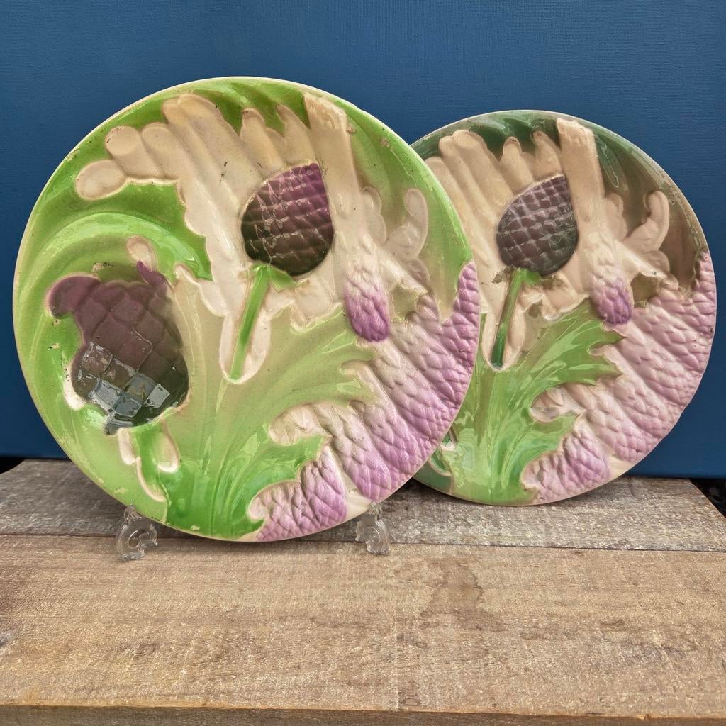 Keller Guerin St Clement faience asperge bord, per stuk, Antiek en Kunst, Ophalen of Verzenden