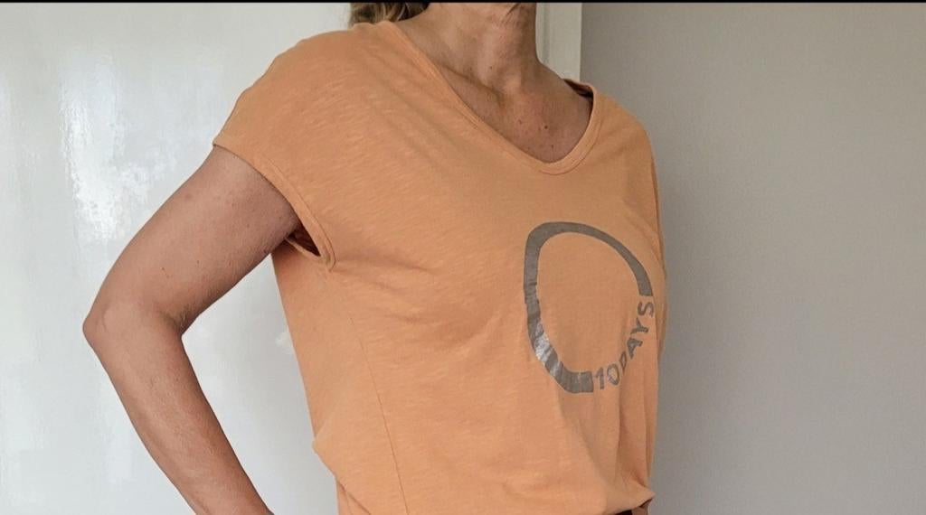 10days top S, 10days, Oranje, Ophalen of Verzenden, Zo goed als nieuw