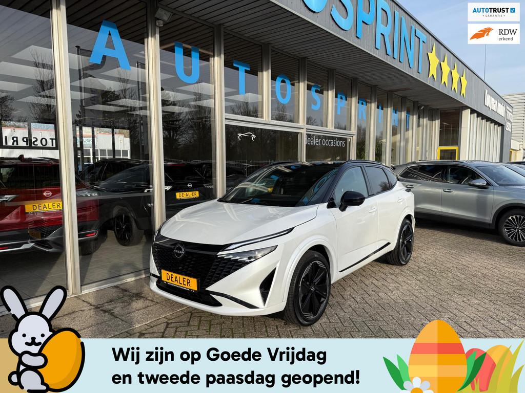 Nissan Qashqai 1.3 MHEV Xtronic N-Design Cold Pack 158PK / L, Gebruikt, Zwart, 4 cilinders, Wit