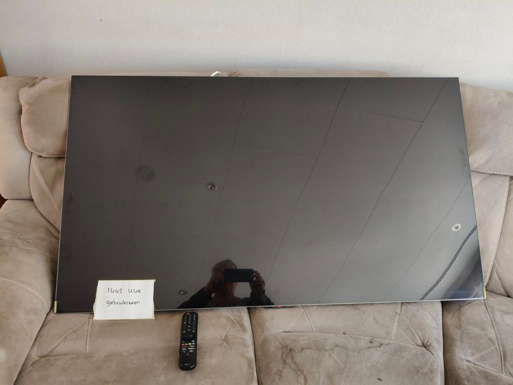 LG OLED55C25LB 55 inch OLED TV met nieuwe scherm + wandsteun, Ophalen, Zo goed als nieuw, 100 cm of meer, 4k (UHD)