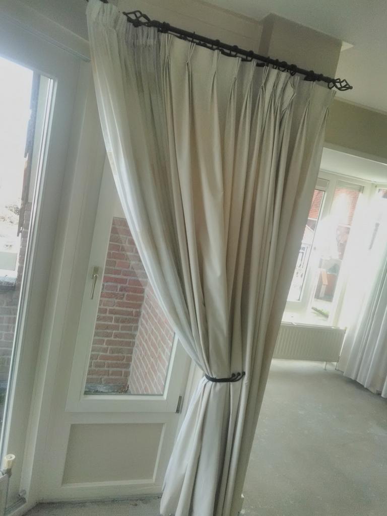 Gratis af te halen vitrage en over gordijnen plus roeden, Ophalen of Verzenden, 200 cm of meer, 200 cm of meer