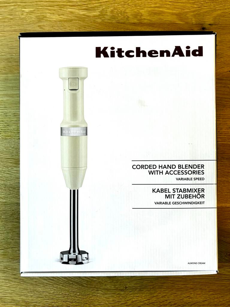 KitchenAid Staafmixer 5KHBV83 nieuw, Witgoed en Apparatuur, Blenders, Ophalen of Verzenden, Nieuw, Blender