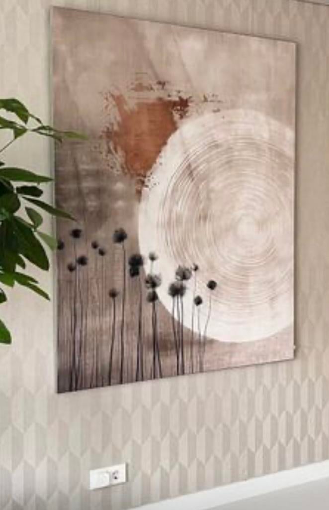 Japandi: Wisseldoek Artframe Werk aan de Muur 145 x 170 cm, Ophalen of Verzenden, Nieuw