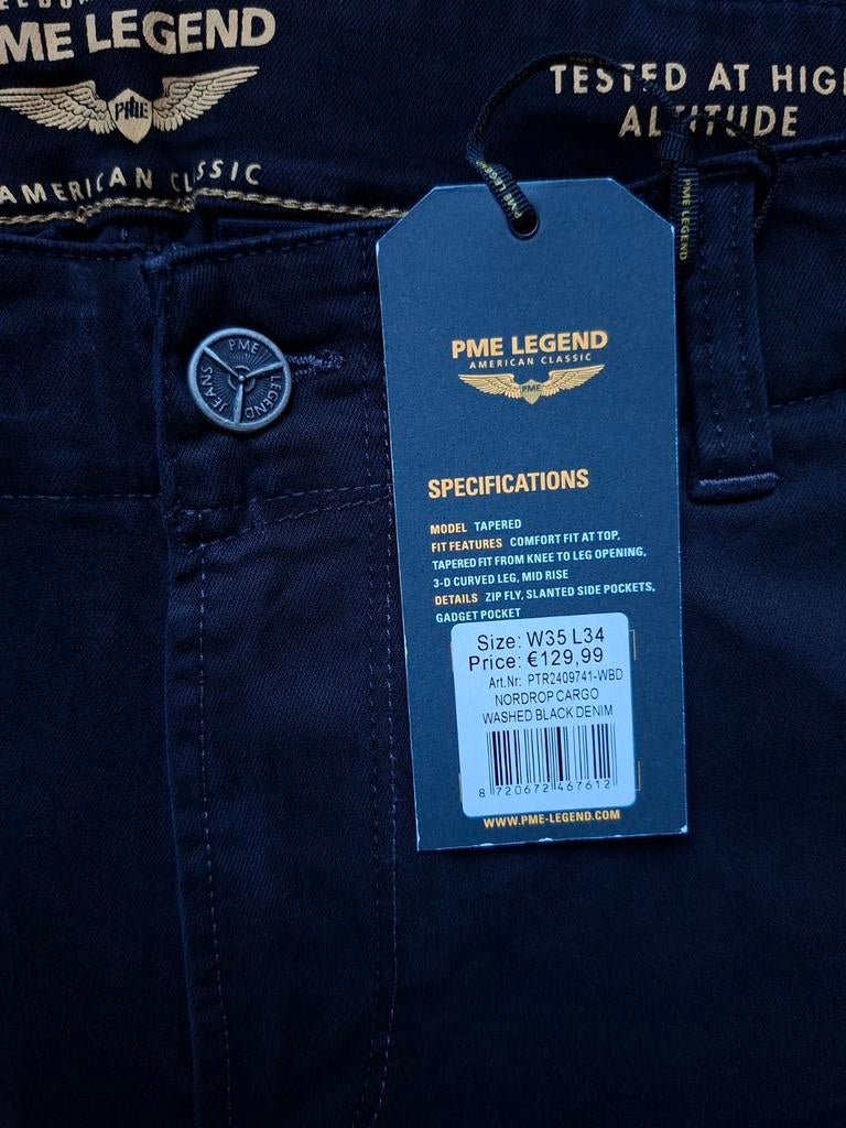 PME LEGEND Nordrop cargo W35 L34, Zwart, Nieuw, Ophalen of Verzenden, W33 - W34 (confectie 48/50)