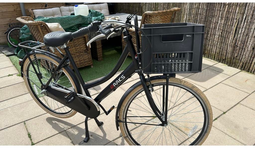 Damesfiets met voordrager en krat, Ophalen of Verzenden, Zo goed als nieuw, Overige merken