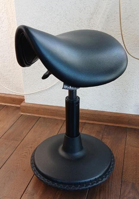 Ergonomische Zadelkruk Wobblez - In Hoogte Verstelbaar, Ophalen, In hoogte verstelbaar, Zo goed als nieuw, Kunststof