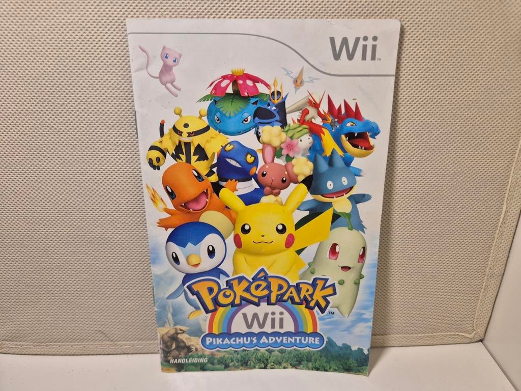 Boekje van Pokemon PokePark Pikachu's Adventure Wii, Spelcomputers en Games, Games | Nintendo Wii, Avontuur en Actie, 1 speler
