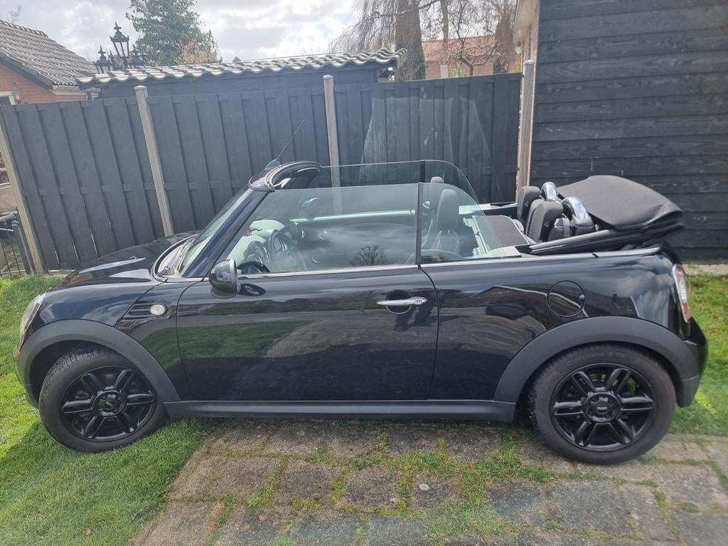 Mini Cooper Cabrio Chili 2012, Auto's, Mini, Euro 5, Stof, Zwart, 4 cilinders