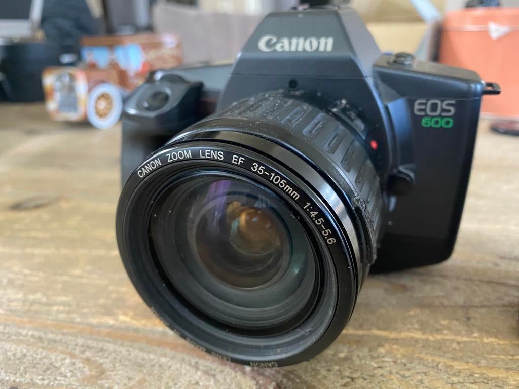 2x Canon eos 600 en eos 650 analoog topkwaliteit, Ophalen of Verzenden, Zo goed als nieuw, Spiegelreflex, Canon