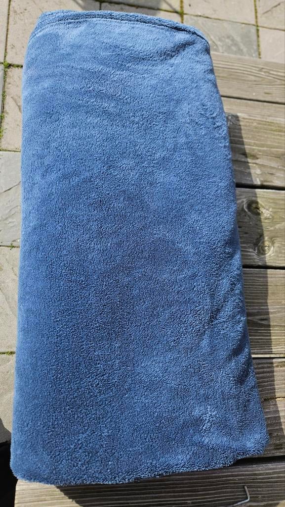 Optidee Optipluche dekbedovertrek 140x200 petrol, Ophalen of Verzenden, Gebruikt, Eenpersoons, Dekbedovertrek