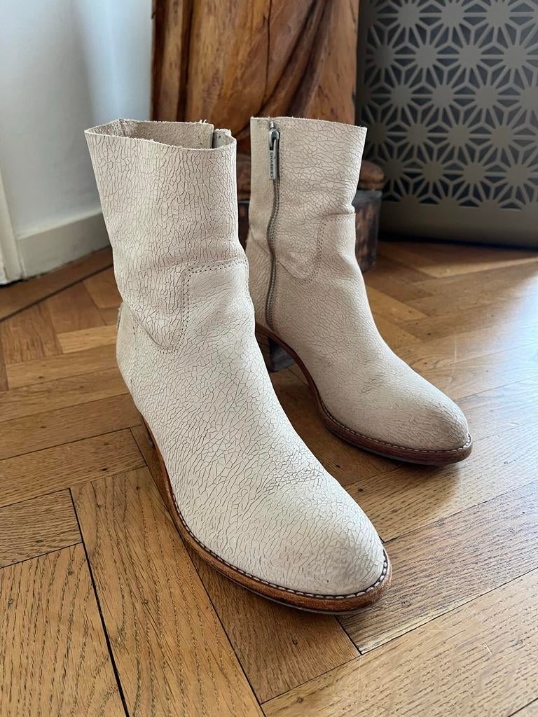 Shabbies enkellaarsjes - weinig gebruikt, Lage of Enkellaarzen, Ophalen of Verzenden, Zo goed als nieuw, Roze