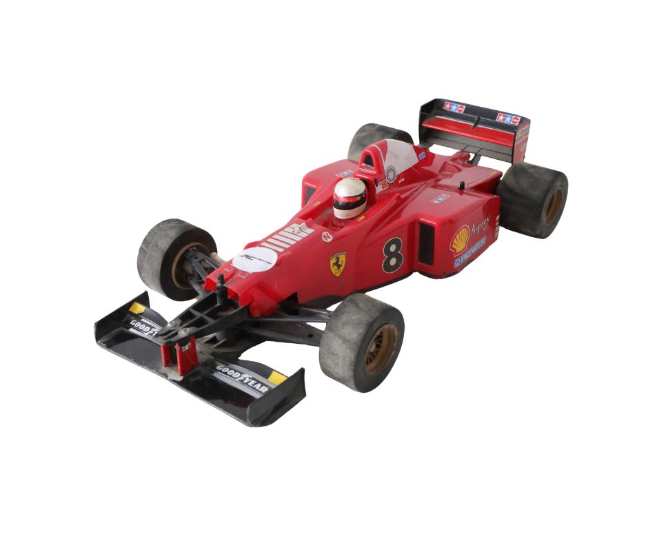 Tamiya F103RS Chassis Ferrari 1/10 rc auto, Elektro, Gebruikt, Ophalen of Verzenden, Schaal 1:10
