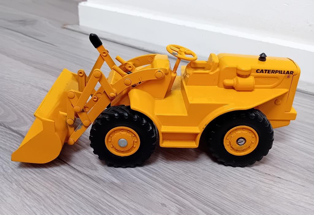 vintage Caterpillar  wiellader Ertl CO. USA, Ophalen of Verzenden, Auto
