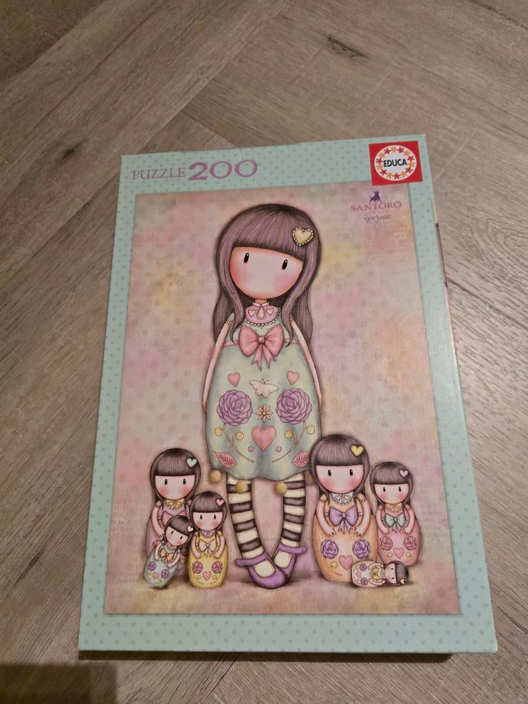 Santoro Gorjuss Puzzel - Educa - 200 stukjes, Ophalen of Verzenden, Minder dan 500 stukjes, Zo goed als nieuw, Legpuzzel