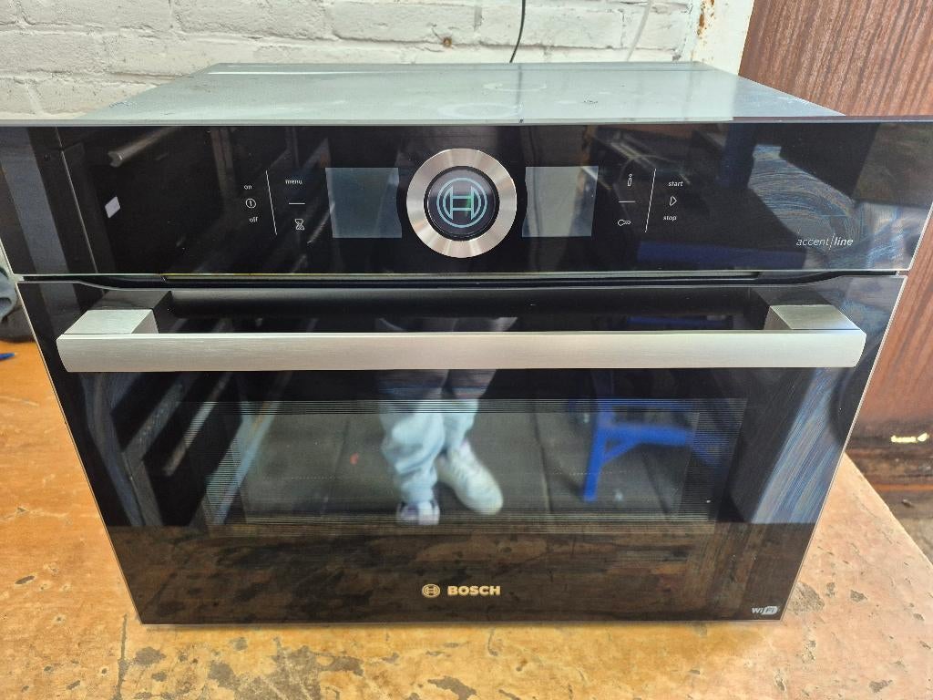 NIEUW MODEL BOSCH CMG8764B6 COMBI MAGNETRON/OVEN TE KOOP, Witgoed en Apparatuur, Magnetrons, Bosch, Combimagnetron, Crisp, Gebruikt