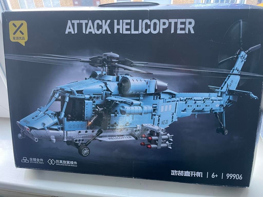 Military Helicopter Building Blocks, Ophalen of Verzenden, Zo goed als nieuw, Groter dan 1:72, Overige merken