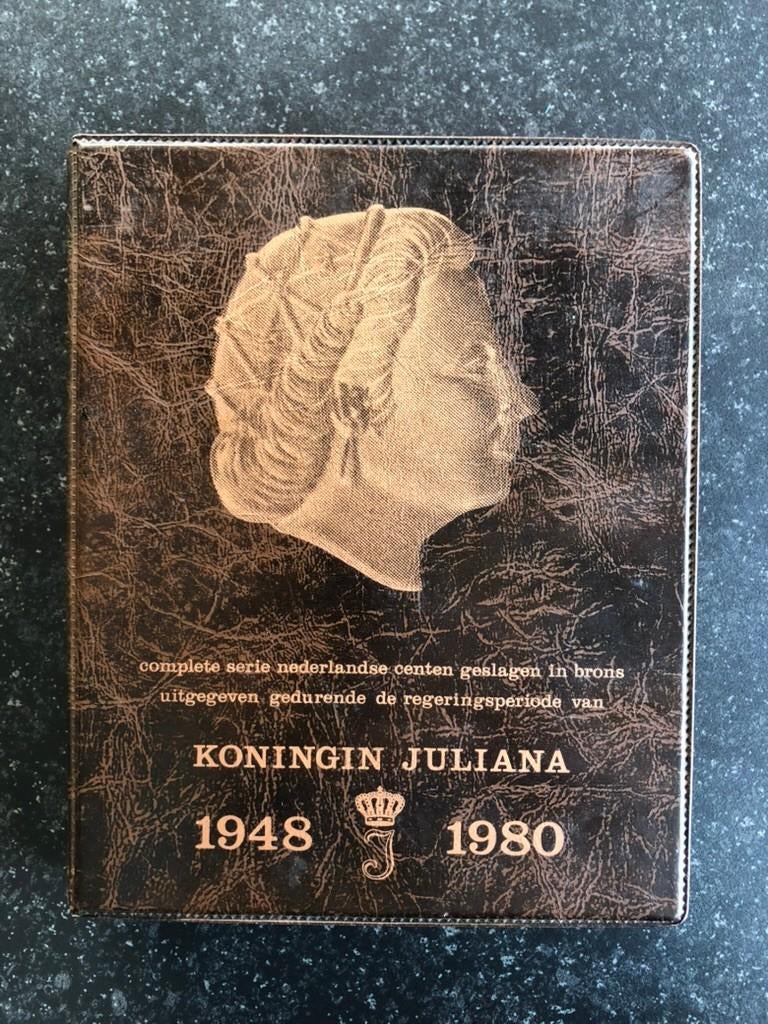 Nederlandse centen, 1948 t/m 1980, Postzegels en Munten, Munten | Nederland, Ophalen of Verzenden, Koningin Juliana, 1 cent, Setje
