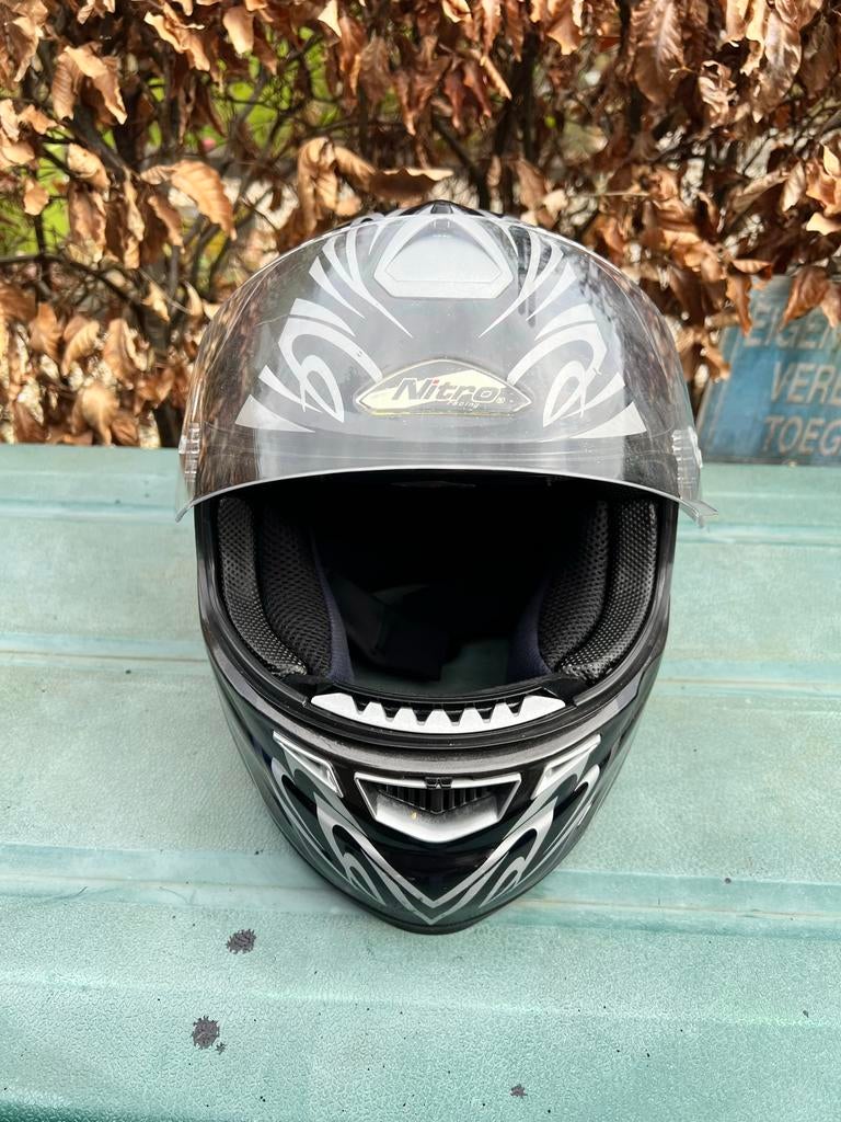 4 motorhelmen diverse maten, Motoren, Ophalen, Nieuw met kaartje, Systeemhelm, Overige merken