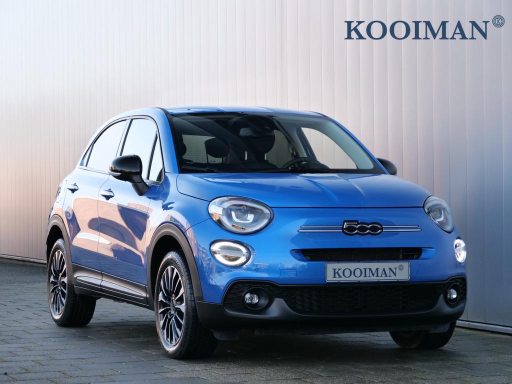 Fiat 500X 1.5 Hybrid DCT7 130 Pk Automaat DAB / Apple Carpla, Gebruikt, 4 cilinders, Blauw, 500X