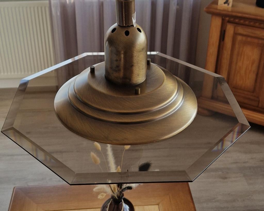 STEINHAUER Hanglamp., Gebruikt, Ophalen of Verzenden, Glas, VINTAGE.