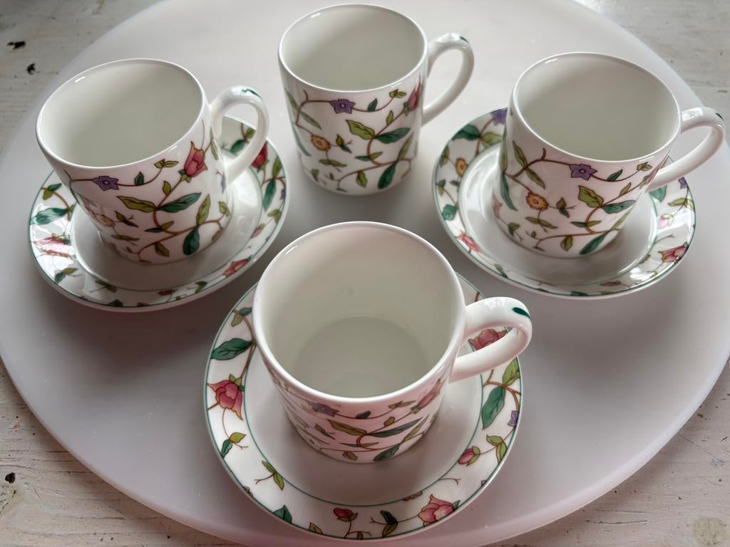Royal Stafford Fine Bone China espressoset, Huis en Inrichting, Keuken | Servies, Ophalen of Verzenden, Zo goed als nieuw, Overige stijlen