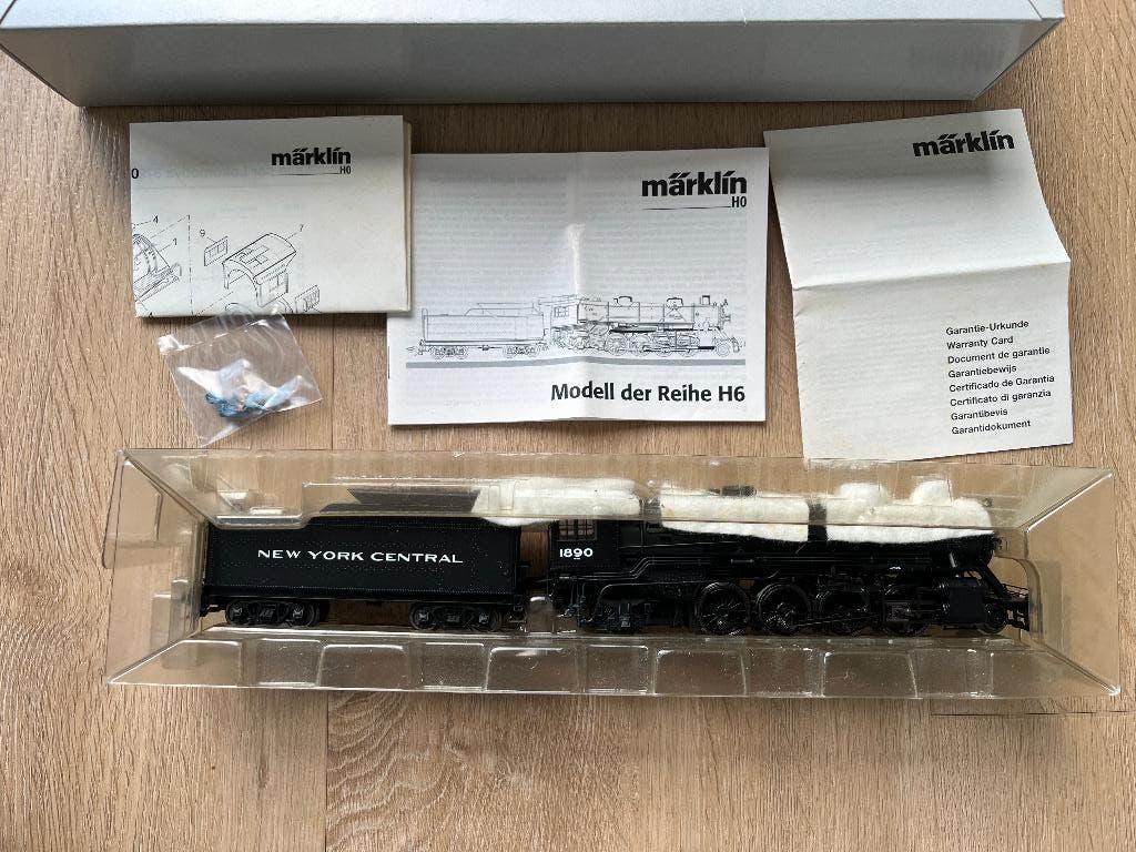 Marklin 37970 New York Central mikado, Wisselstroom, Locomotief, Ophalen of Verzenden, Zo goed als nieuw