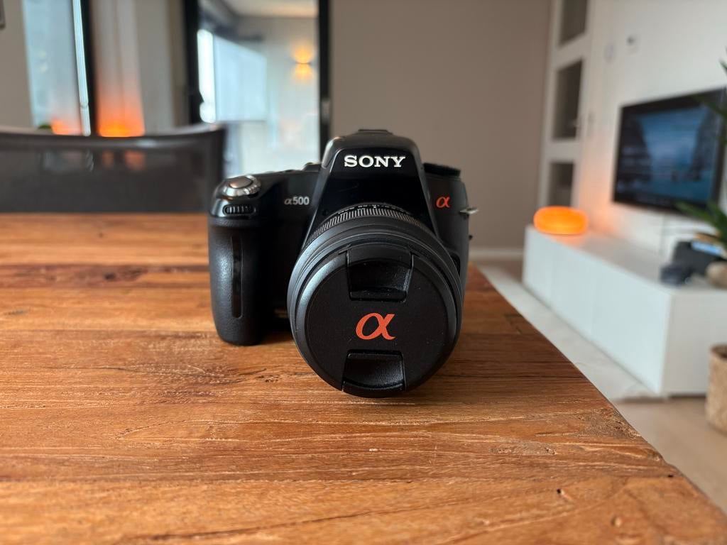 Sony Alpha a500 Spiegelreflexcamera in goede conditie, Gebruikt, Spiegelreflex, Verzenden, Sony