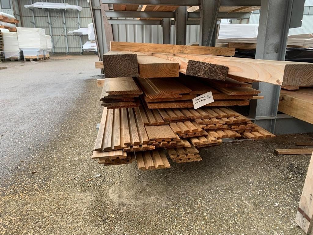 restant hout partij, Doe-het-zelf en Verbouw, Hout en Planken, Ophalen, Minder dan 25 mm, Grenen, Zo goed als nieuw