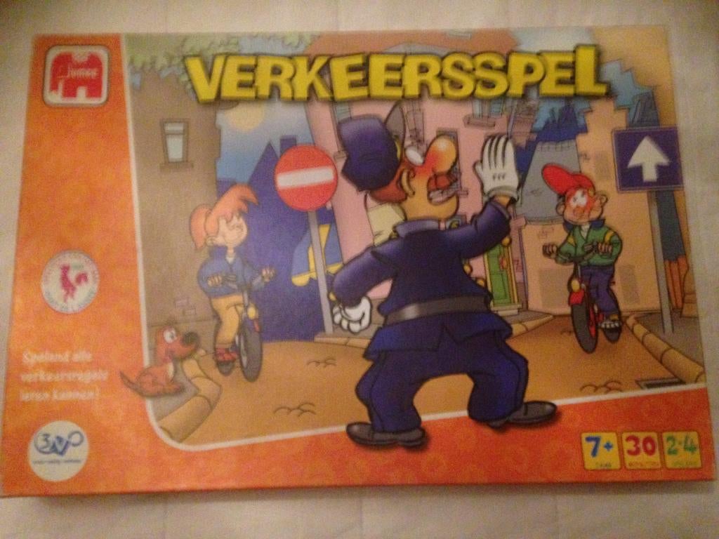 Verkeersspel, Hobby en Vrije tijd, Gezelschapsspellen | Bordspellen, Gebruikt, Ophalen of Verzenden