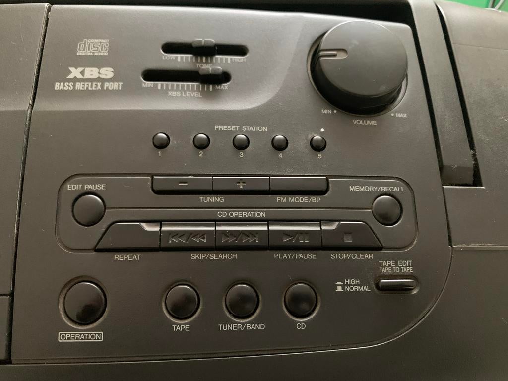 Panasonic RX-DT401 draagbare stereo CD-speler met radio, Ophalen of Verzenden, Gebruikt, Overige merken, Draagbaar